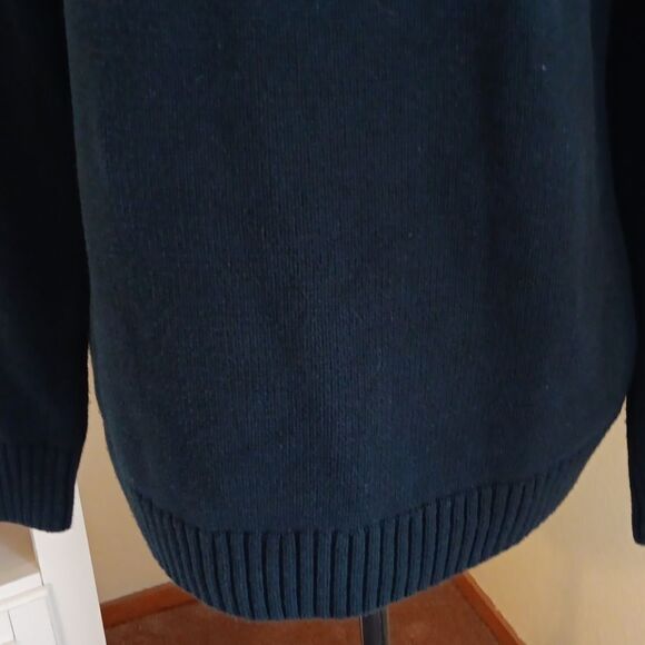 Chaps Cotton Zippered Pullover - Picture 3 of 12